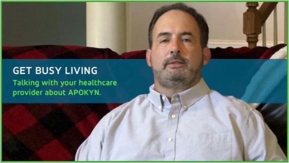 Talking with your healthcare provider about APOKYN